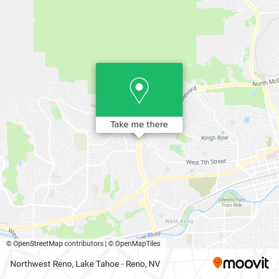 Mapa de Northwest Reno