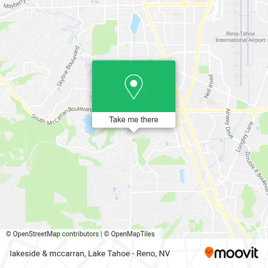 lakeside & mccarran map