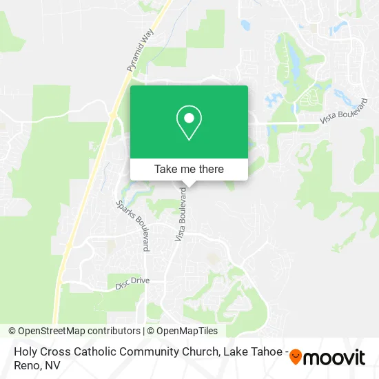 Holy Cross Catholic Community Church map