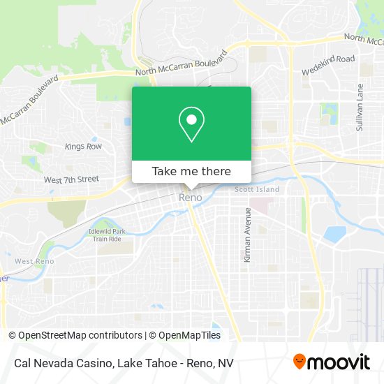 Mapa de Cal Nevada Casino