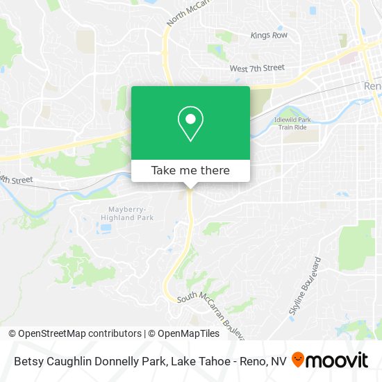 Betsy Caughlin Donnelly Park map