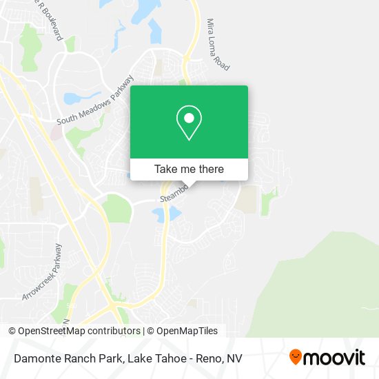 Damonte Ranch Park map