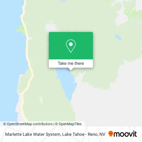 Marlette Lake Water System map