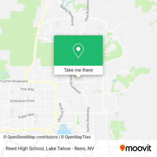 Reed High School map