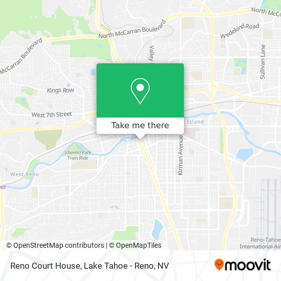 Reno Court House map