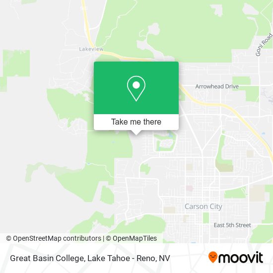 Great Basin College map