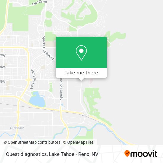 Quest diagnostics map