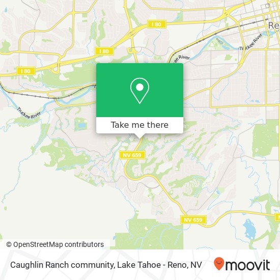Caughlin Ranch community map