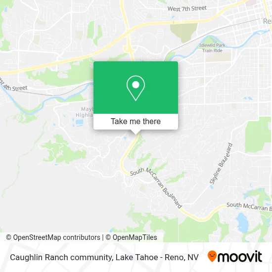 Caughlin Ranch community map