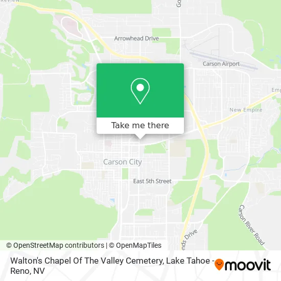Walton's Chapel Of The Valley Cemetery map