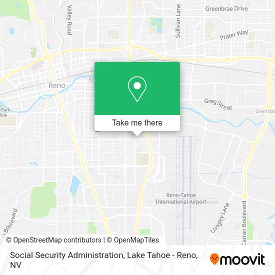 Mapa de Social Security Administration