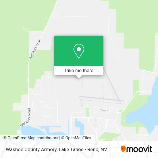 Washoe County Armory map