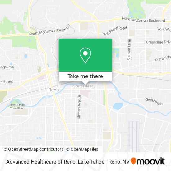 How to get to Advanced Healthcare of Reno by Bus?