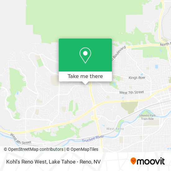 Mapa de Kohl's Reno West