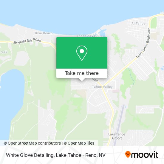 White Glove Detailing map