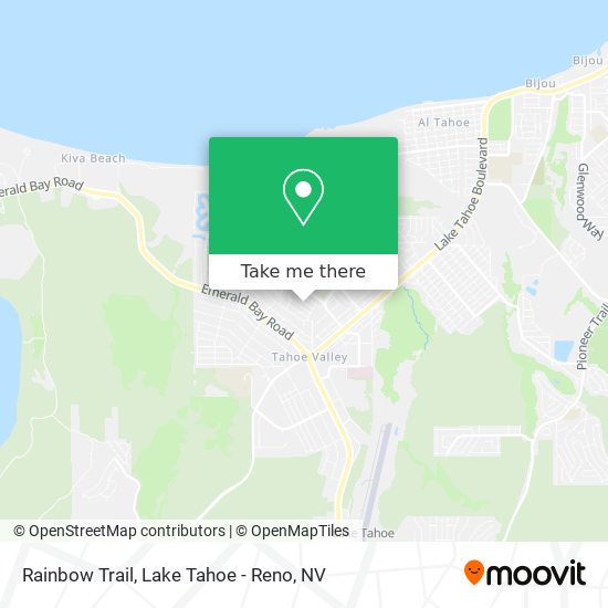 Mapa de Rainbow Trail
