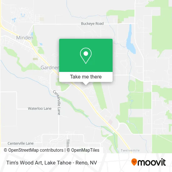 Tim's Wood Art map