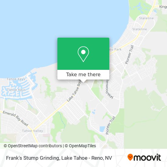 Frank's Stump Grinding map