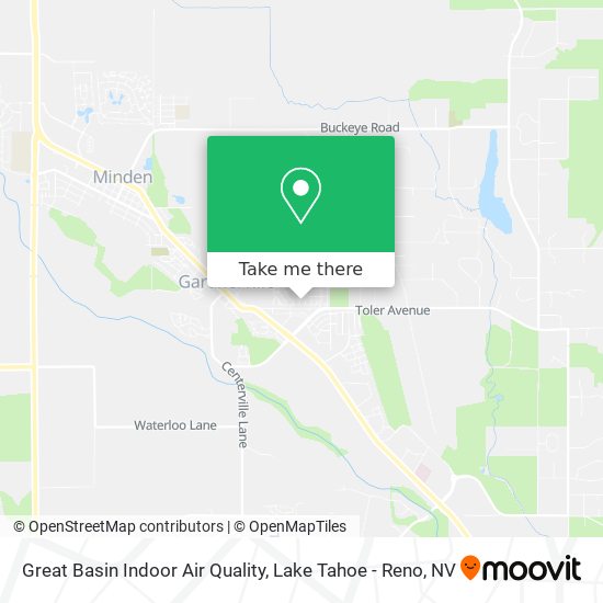 Mapa de Great Basin Indoor Air Quality