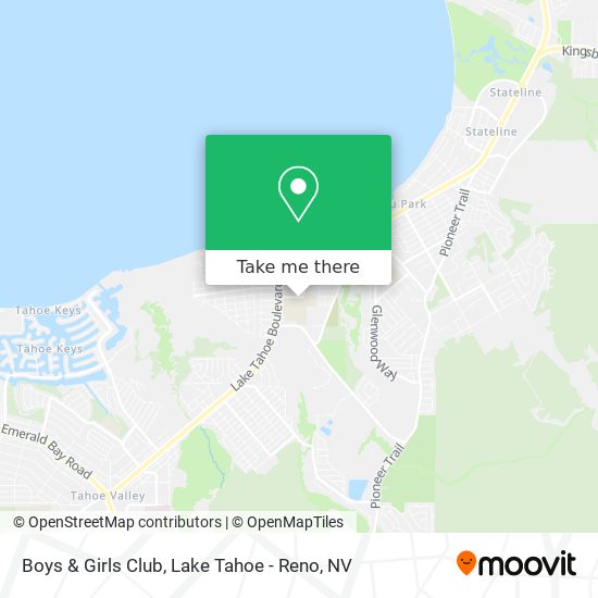 Mapa de Boys & Girls Club