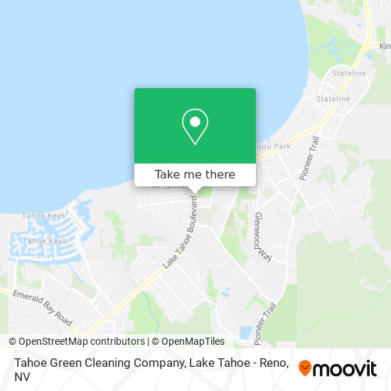 Mapa de Tahoe Green Cleaning Company