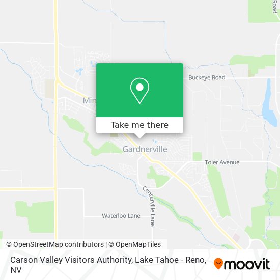 Mapa de Carson Valley Visitors Authority