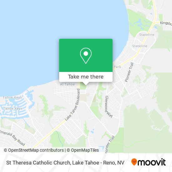 St Theresa Catholic Church map