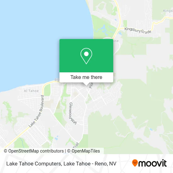 Lake Tahoe Computers map