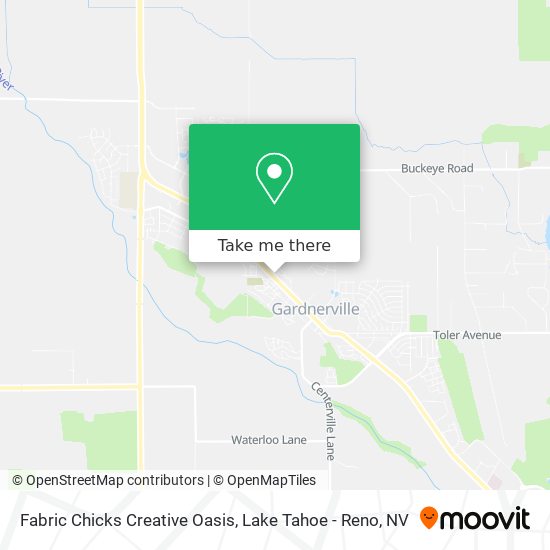 Fabric Chicks Creative Oasis map