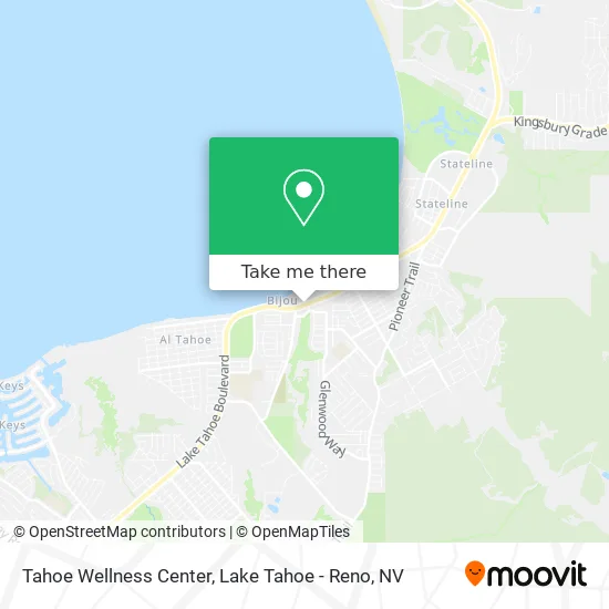 Tahoe Wellness Center map