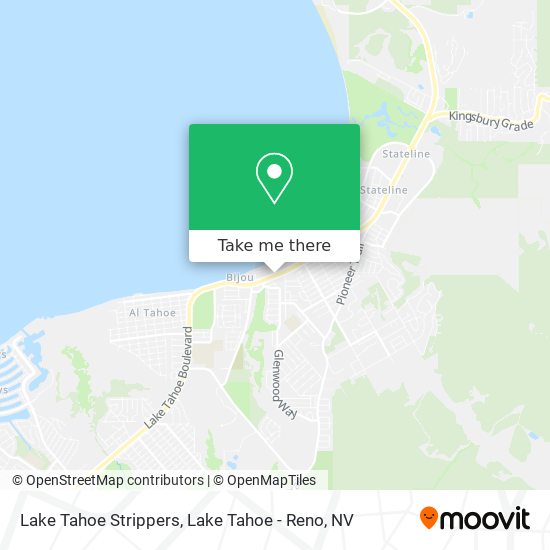 Lake Tahoe Strippers map