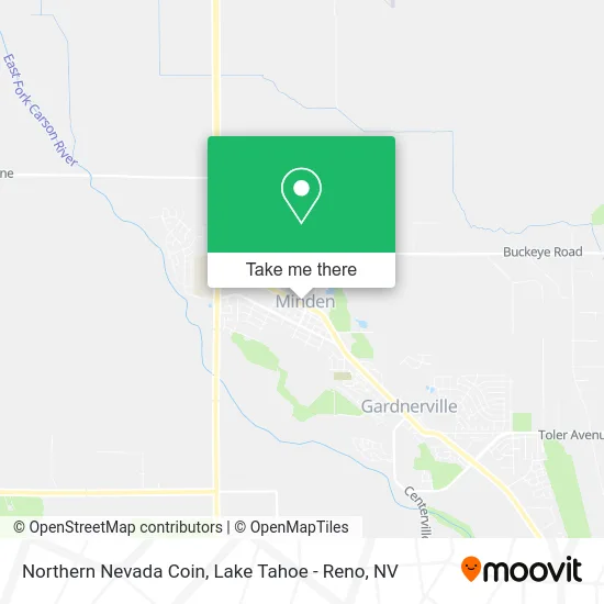 Northern Nevada Coin map