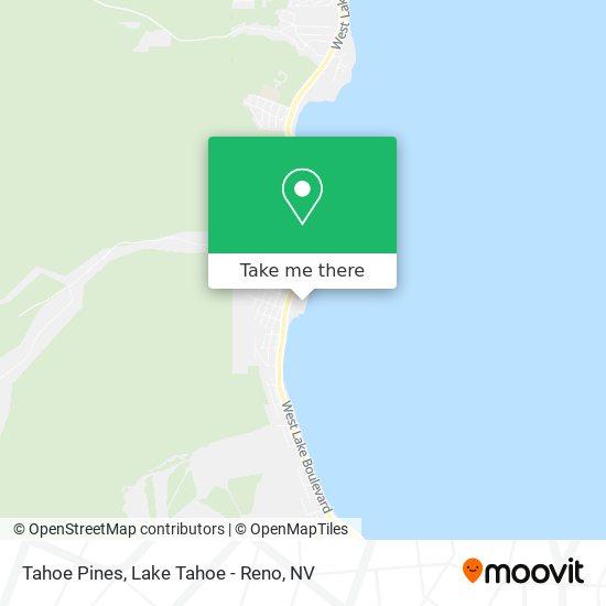 Tahoe Pines map