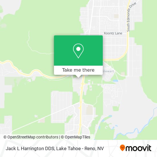 Jack L Harrington DDS map