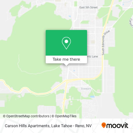 Carson Hills Apartments map