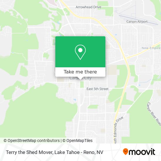 Terry the Shed Mover map