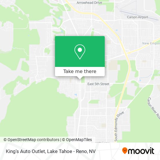 King's Auto Outlet map
