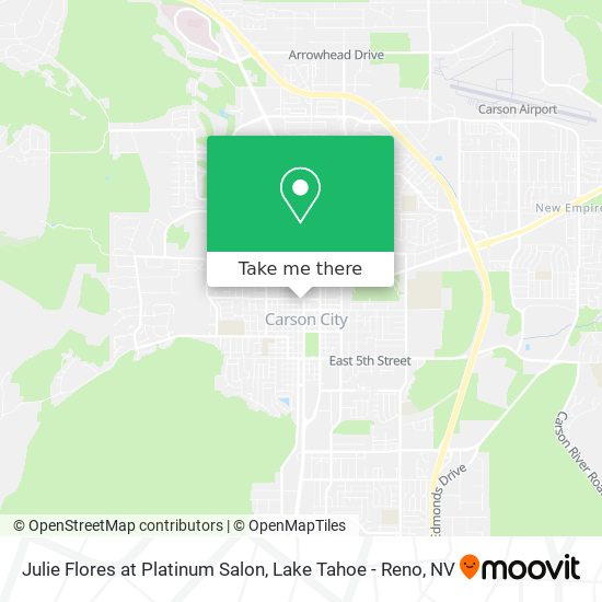 Mapa de Julie Flores at Platinum Salon