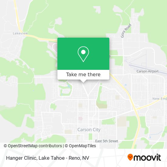Mapa de Hanger Clinic