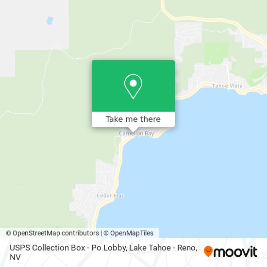 Mapa de USPS Collection Box - Po Lobby