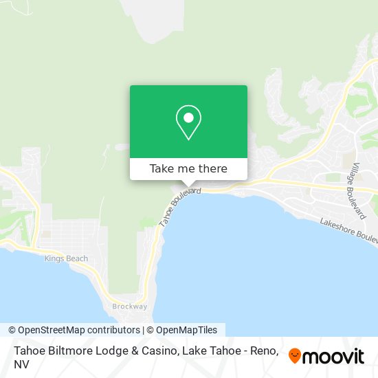 Mapa de Tahoe Biltmore Lodge & Casino