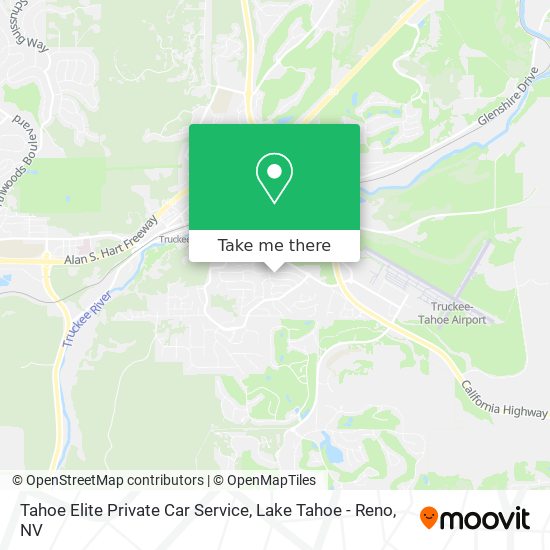 Tahoe Elite Private Car Service map