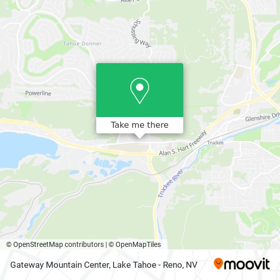 Gateway Mountain Center map