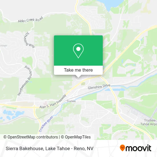 Sierra Bakehouse map