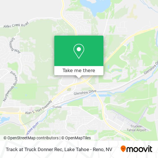 Mapa de Track at Truck Donner Rec