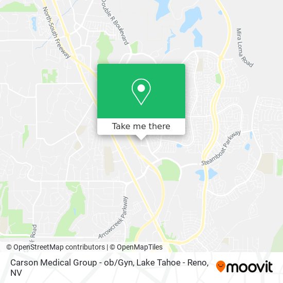 Mapa de Carson Medical Group - ob/Gyn
