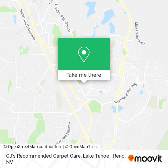 CJ's Recommended Carpet Care map