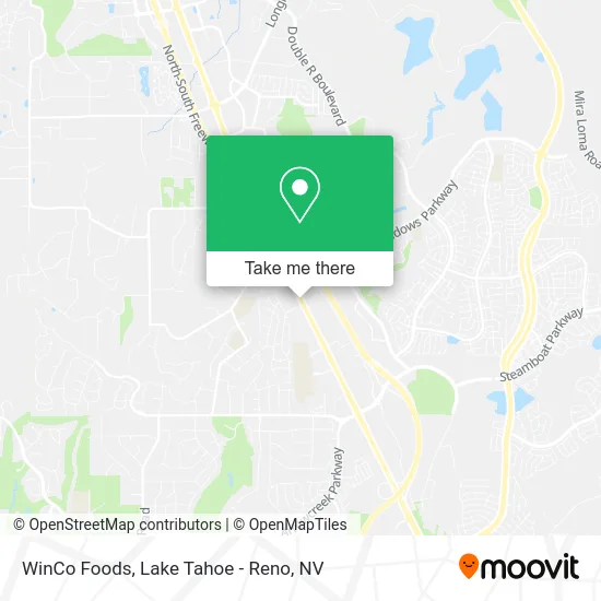 WinCo Foods map