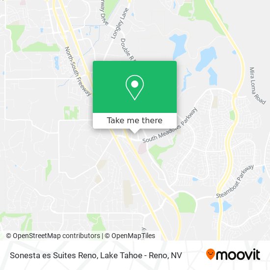 Sonesta es Suites Reno map