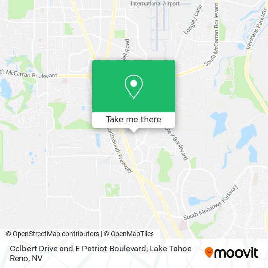 Colbert Drive and E Patriot Boulevard map